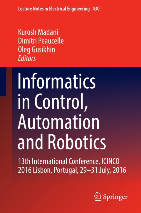 Cover image for book Informatics in Control, Automation and Robotics