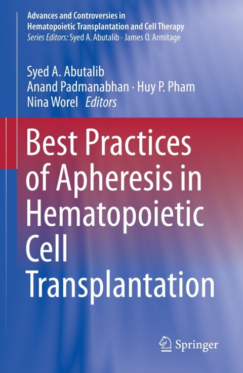 Cover image for book Best Practices of Apheresis in Hematopoietic Cell Transplantation