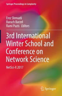 Cover image: 3rd International Winter School and Conference on Network Science 9783319554709