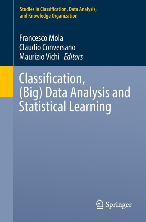 Cover image for book Classification, (Big) Data Analysis and Statistical Learning