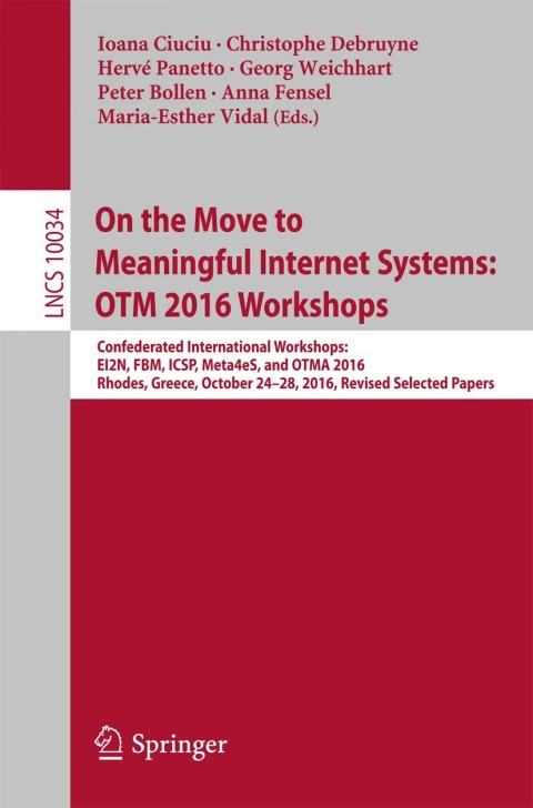 Cover image for book On the Move to Meaningful Internet Systems: OTM 2016 Workshops