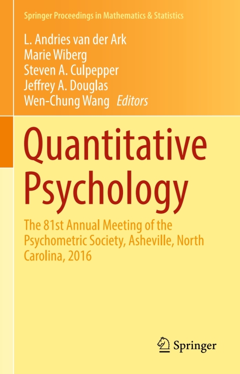 Cover image for book Quantitative Psychology