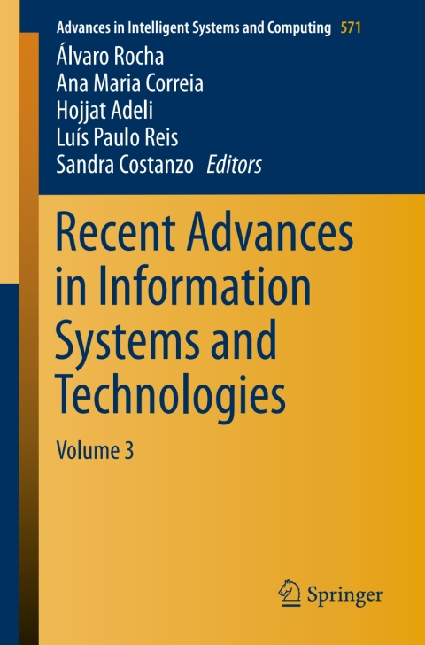 Cover image for book Recent Advances in Information Systems and Technologies