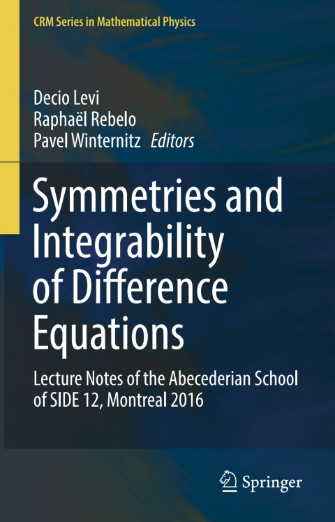 Cover image for book Symmetries and Integrability of Difference Equations