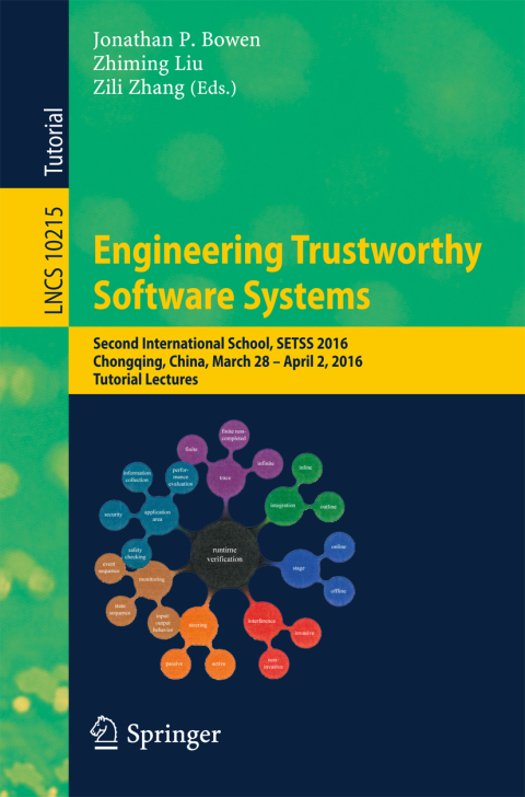 Cover image for book Engineering Trustworthy Software Systems