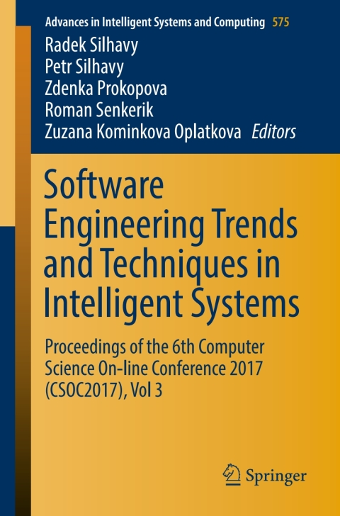 Cover image for book Software Engineering Trends and Techniques in Intelligent Systems
