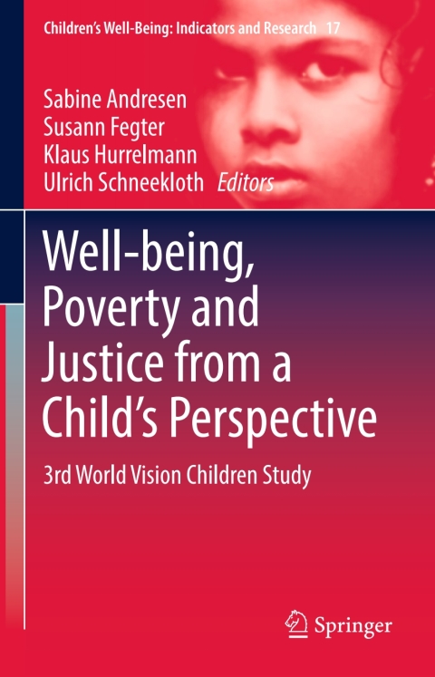 Cover image for book Well-being, Poverty and Justice from a Child’s Perspective