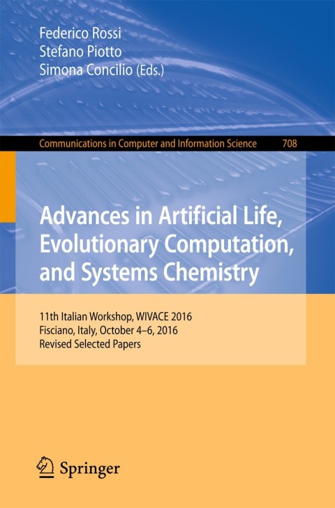 Cover image for book Advances in Artificial Life, Evolutionary Computation, and Systems Chemistry