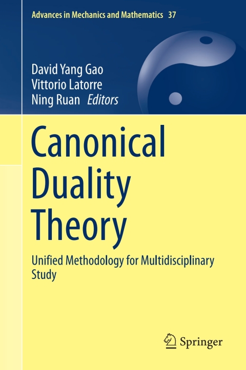 Cover image for book Canonical Duality Theory