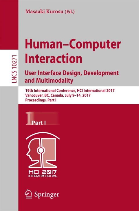 Cover image for book Human-Computer Interaction. User Interface Design, Development and Multimodality
