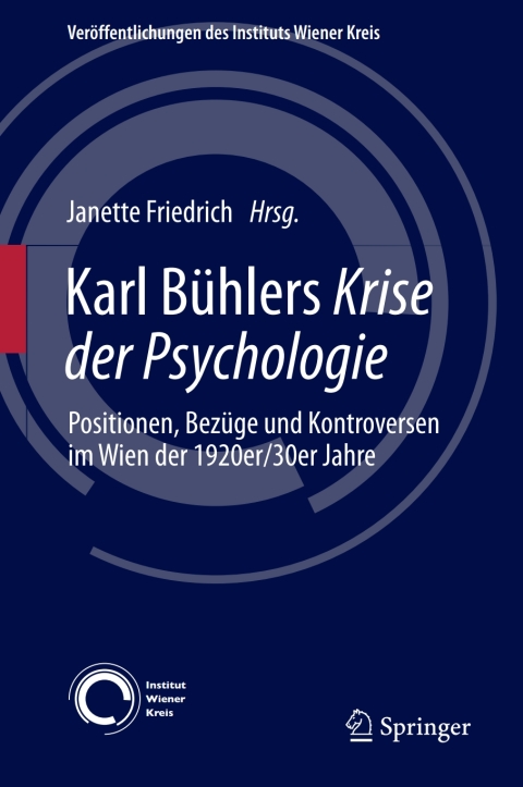 Cover image for book Karl Bühlers Krise der Psychologie