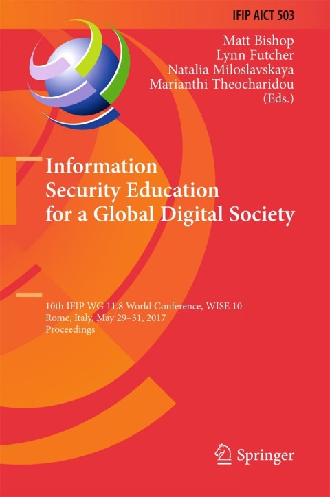 Cover image for book Information Security Education for a Global Digital Society