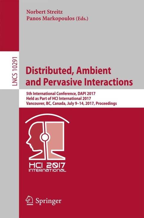 Cover image for book Distributed, Ambient and Pervasive Interactions