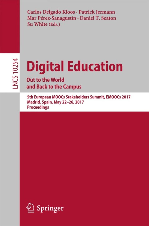 Cover image for book Digital Education: Out to the World and Back to the Campus