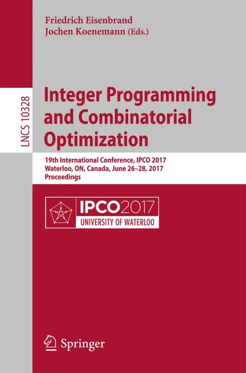 Cover image for book Integer Programming and Combinatorial Optimization
