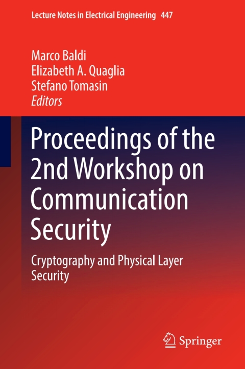 Cover image for book Proceedings of the 2nd Workshop on Communication Security