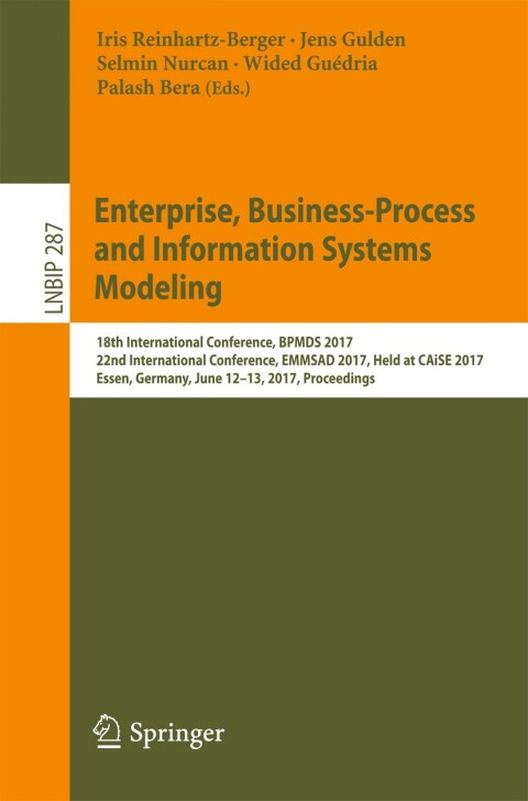 Cover image for book Enterprise, Business-Process and Information Systems Modeling