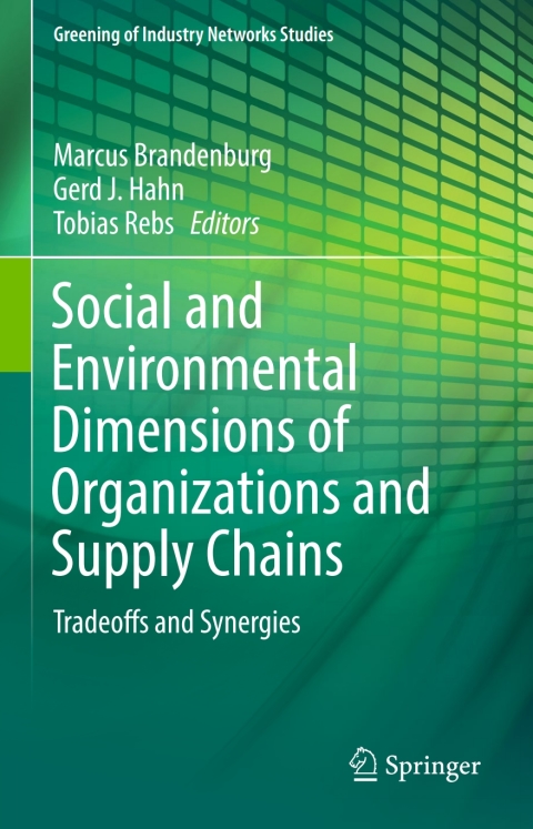 Cover image for book Social and Environmental Dimensions of Organizations and Supply Chains