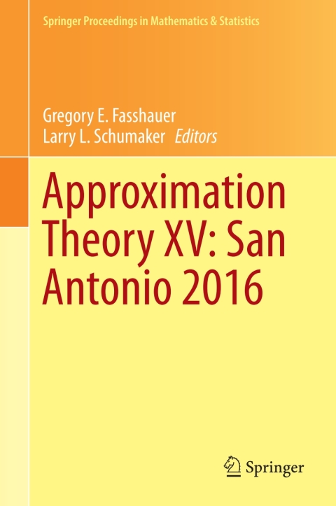 Cover image for book Approximation Theory XV: San Antonio 2016