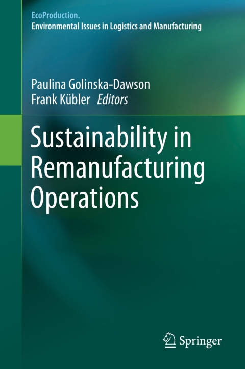 Cover image for book Sustainability in Remanufacturing Operations