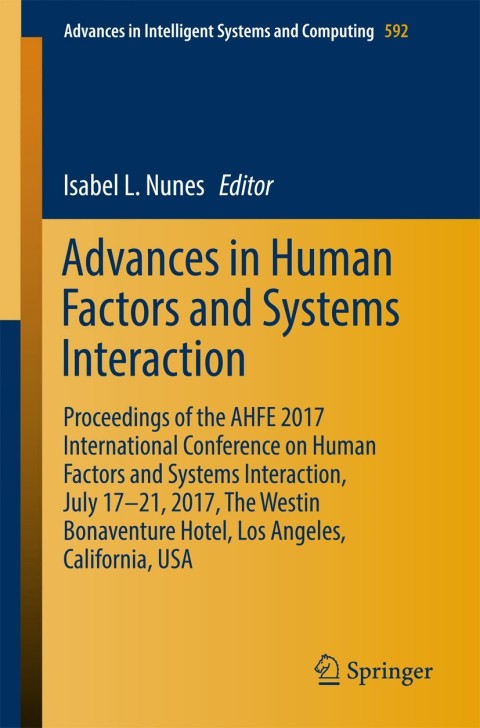 Cover image for book Advances in Human Factors and Systems Interaction