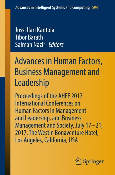 Cover image for book Advances in Human Factors, Business Management and Leadership