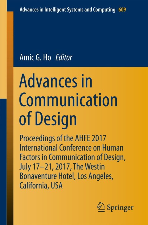 Cover image for book Advances in Communication of Design