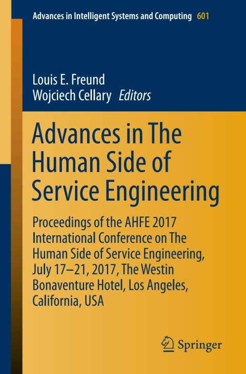 Cover image for book Advances in The Human Side of Service Engineering