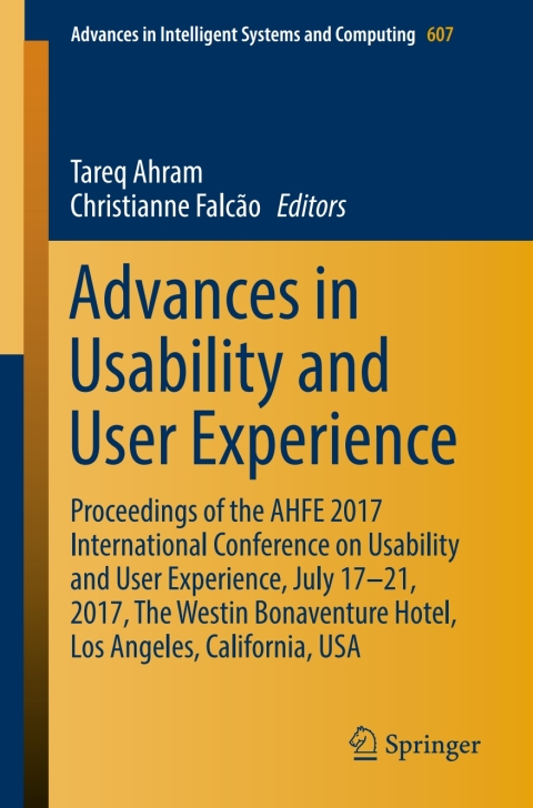 Cover image for book Advances in Usability and User Experience
