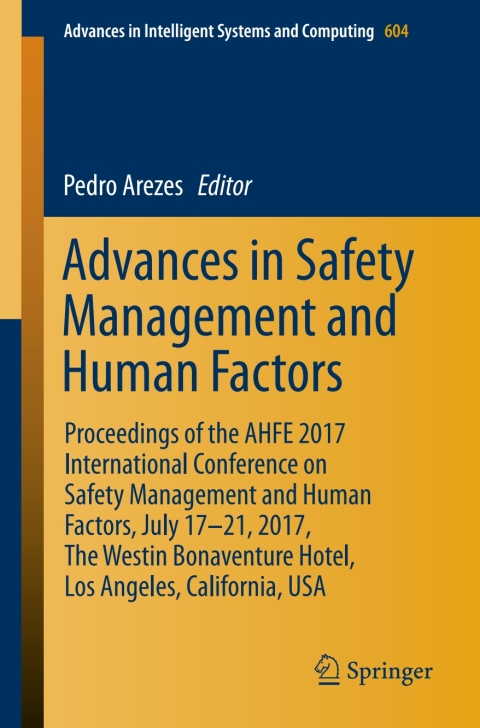 Cover image for book Advances in Safety Management and Human Factors