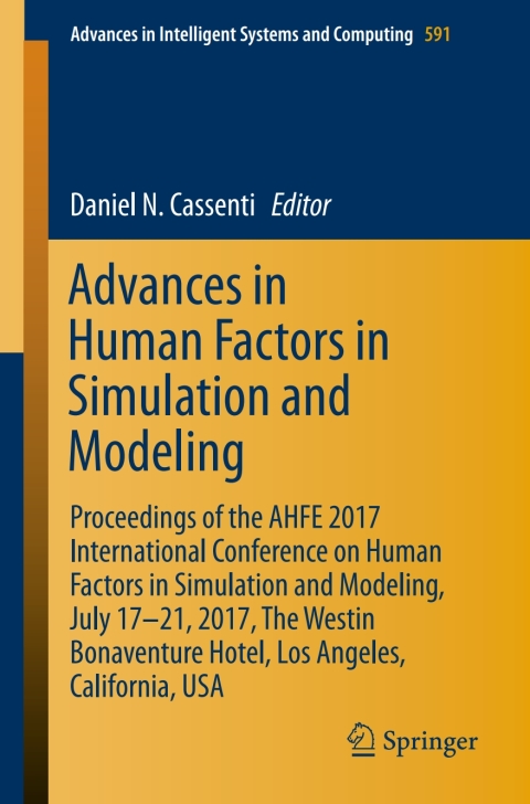 Cover image for book Advances in Human Factors in Simulation and Modeling