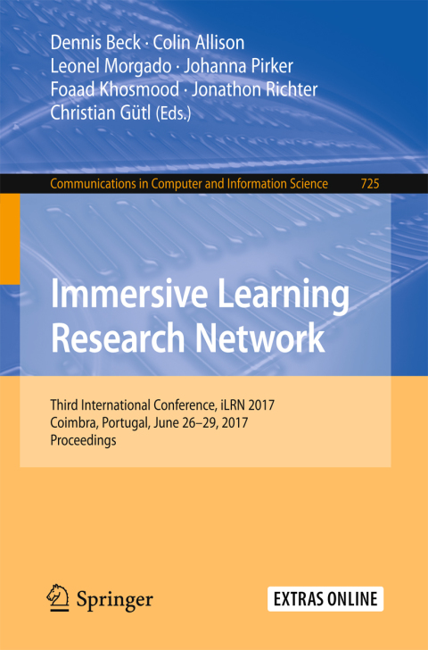 Cover image for book Immersive Learning Research Network
