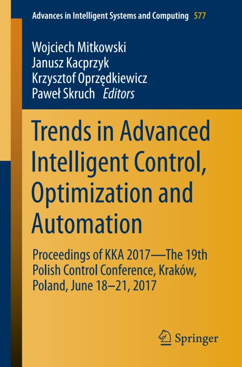 Cover image for book Trends in Advanced Intelligent Control, Optimization and Automation