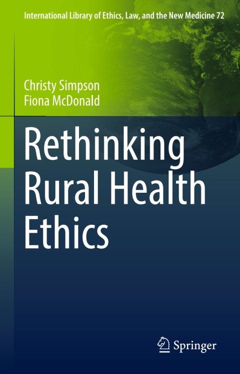 Cover image for book Rethinking Rural Health Ethics