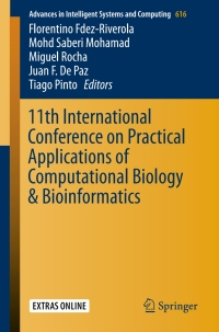 Titelbild: 11th International Conference on Practical Applications of Computational Biology & Bioinformatics 9783319608150