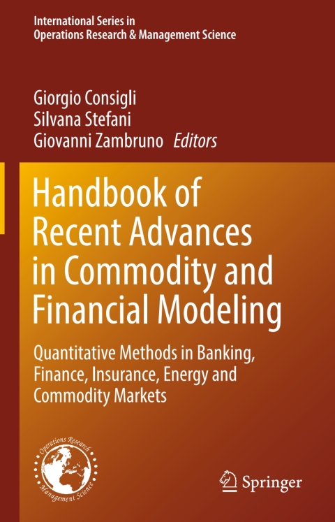 Cover image for book Handbook of Recent Advances in Commodity and Financial Modeling