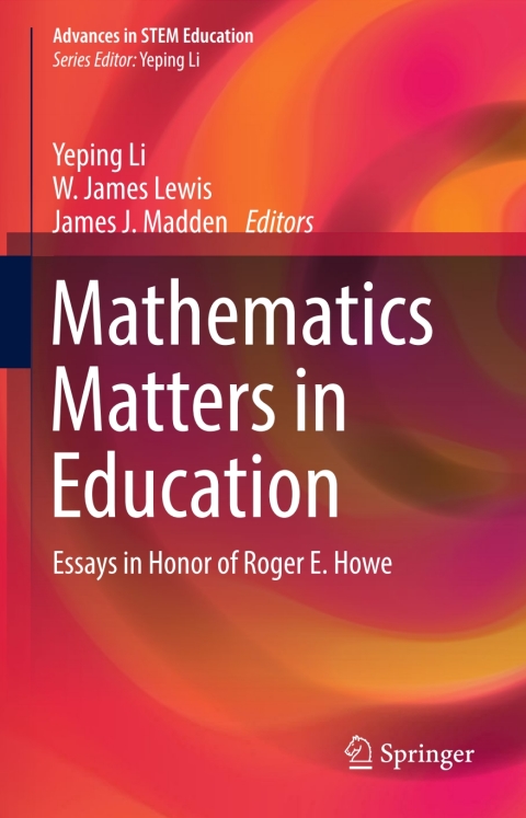 Cover image for book Mathematics Matters in Education