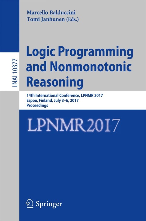 Cover image for book Logic Programming and Nonmonotonic Reasoning