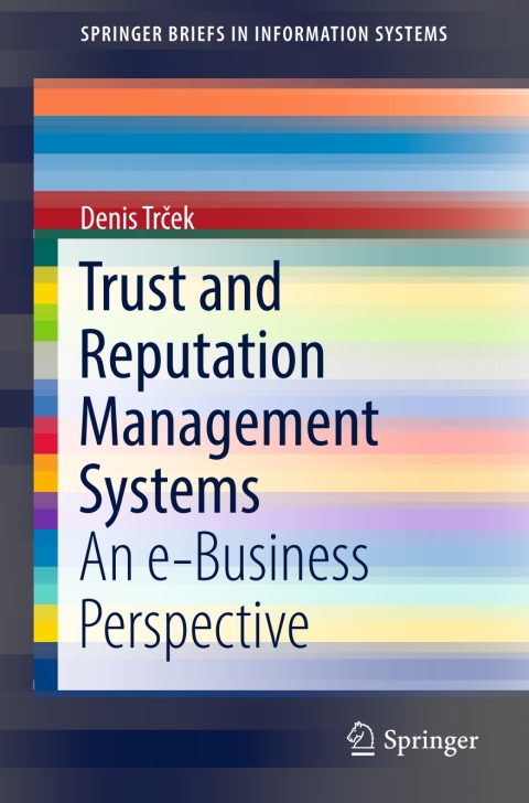 Cover image for book Trust and Reputation Management Systems