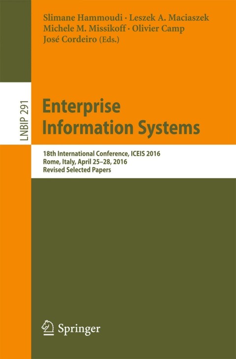 Cover image for book Enterprise Information Systems