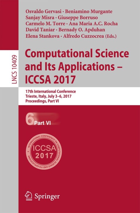 Computational Science and Its Applications â ICCSA 2017 