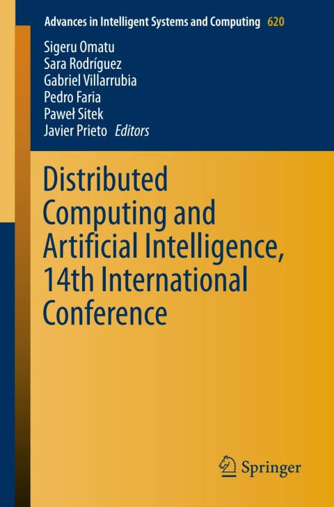 Cover image for book Distributed Computing and Artificial Intelligence, 14th International Conference