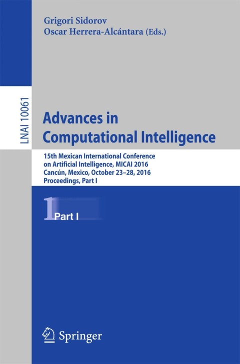 Cover image for book Advances in Computational Intelligence