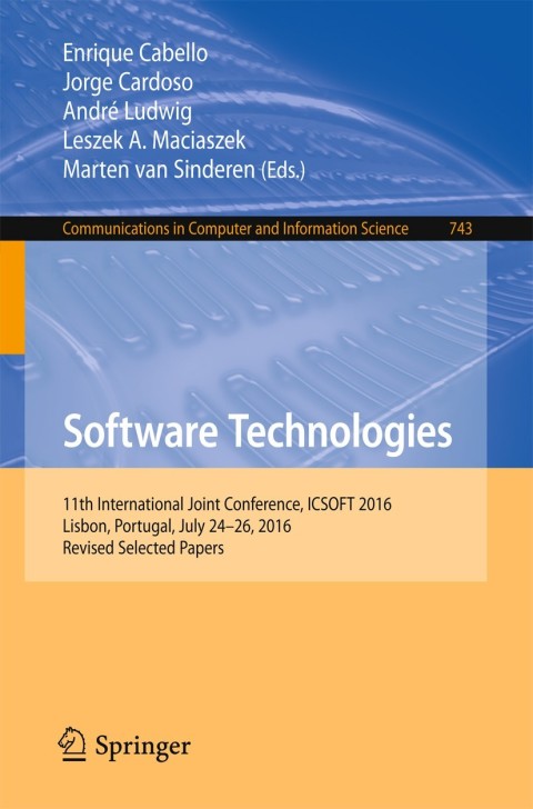 Cover image for book Software Technologies