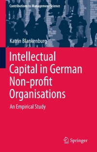 Cover image: Intellectual Capital in German Non-profit Organisations 9783319626543