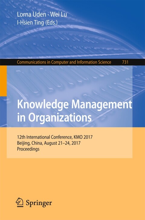 Cover image for book Knowledge Management in Organizations