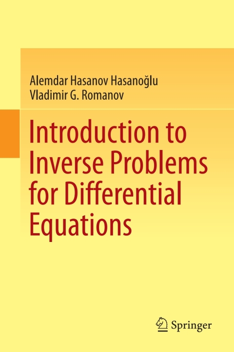 Cover image for book Introduction to Inverse Problems for Differential Equations