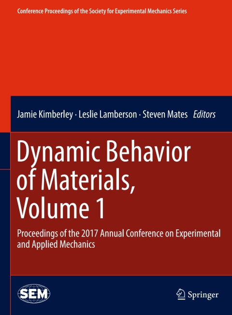 Cover image for book Dynamic Behavior of Materials, Volume 1