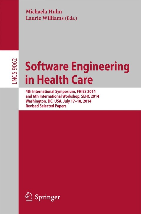 Cover image for book Software Engineering in Health Care