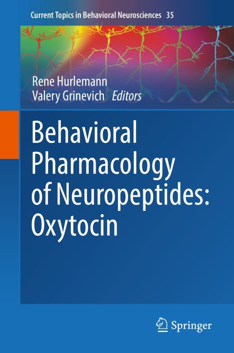 Cover image for book Behavioral Pharmacology of Neuropeptides: Oxytocin